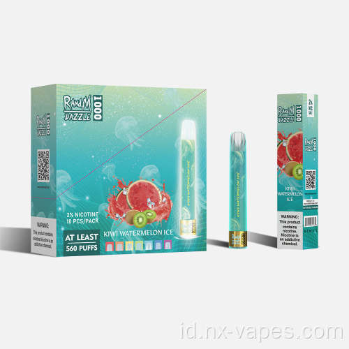 Harga grosir randm dazzle vape 1000 puffs